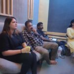 Meghana Raj Instagram - Swipe left for On screen... swipe left for off screen... Its a wrap for team #Amartha #srinagarakitty #guruhedge #vinaypreetam