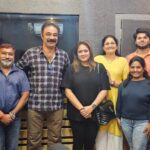 Meghana Raj Instagram - Swipe left for On screen... swipe left for off screen... Its a wrap for team #Amartha #srinagarakitty #guruhedge #vinaypreetam