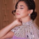 Mehazabien Chowdhury Instagram - Appreciation post 💜 Team @meherofficials has poured months of hard work, creativity, and dedication into crafting my Red carpet attire. The result was nothing short of spectacular, and it exceeded all my expectations. @samina_sara.official , your talent and commitment to perfection have left me in awe. But a Red carpet look is not complete without the perfect makeover, and this is where the incredible Samia Apu from @signature.look.by.samia comes in. Samia Apu, you are a true artist! Your skill in enhancing my features and complementing Sara's stunning creation was exceptional. You made me feel like a star, and I can't thank you enough. Photography: @syedshahewar.hussain.7