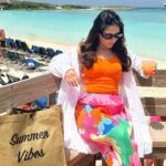Mehazabien Chowdhury Instagram - Saltwater Therapy 🍹 Half Moon Cay, Bahamas