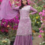 Mehazabien Chowdhury Instagram - বাগান বিলাসিনী 🌺 Outfit: @azwa__official Photography: @zutons_snapshoot