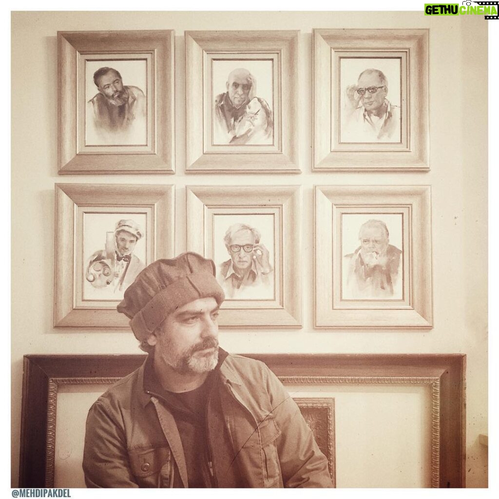 Mehdi Pakdel Instagram - در محضر اساتید با کلاه شاه مسعود . عکس هم از شاه‌مسعود Tehran, Iran
