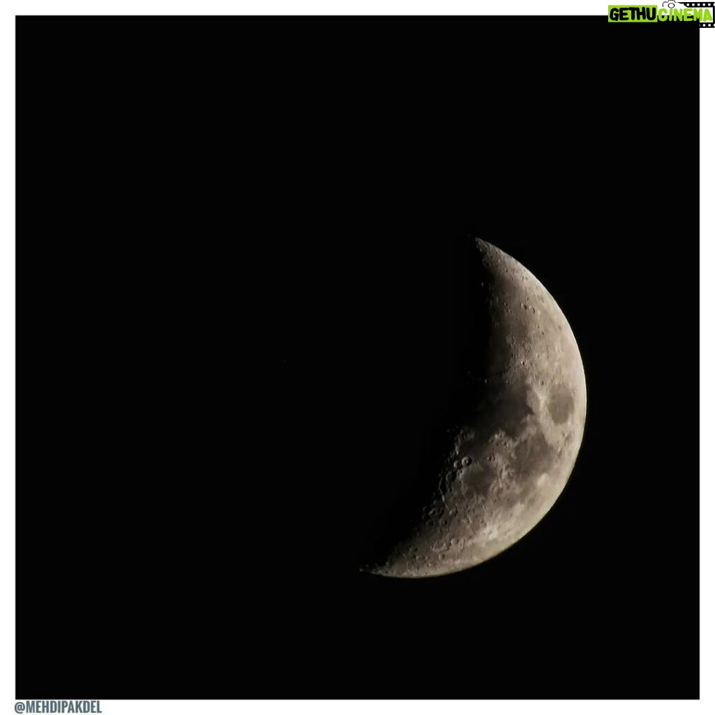Mehdi Pakdel Instagram - ماهِ دو شب پیش . #ماه #moon #photography #nikonz6 #sigma150600 #sky
