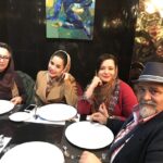 Mehrave Sharifinia Instagram - ❤️❤️❤️❤️... امشب مراسم رونمایی از مجله “پژواک هنر” با عزیزترینانم ❤️❤️❤️❤️ ... عكس از كورش جوان ... مديريت هنری مجله‌ی پژواک هنر به عهده‌ی پدرجانه ' @pejvak.honar ‘ ‘ ‘