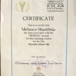 Mehrave Sharifinia Instagram - ... اولین پست در سال جدید با یک اتفاق خوش برای من، همراه شد. ممنونم از لطف و پیگیری‌های غزاله سلطانی عزیزم که جاش در مراسم بسیار خالی بود و خانم پترا ترزی بابت دعوت مجدد جهت دریافت جایزه. سپاسگزارم از حمایت مدیریت کل امور فرهنگی خارجه در ایران جناب آقای “محمد علی کیانی”، جناب آقای “مجید مطلبی شبستری” سفیر محترم ایران در یونان و رایزن فرهنگی ایران در یونان جناب آقای”دکتر علی محمد حلمی” که شرایط سفر رو مهیا کردند. ممنونم از محبت‌های جناب آقای “دکتر سید رشید موسوی”، سرکار خانم آتنا حیدری، سرکار خانم ملیسا موسوی و کارمندان محترم سفارت و رایزن فرهنگی ایران در یونان. ... Bridges international film festival “Wander about me” Director: ghazale soltani “پرسه در حوالی من” ... استایلیست: گلناز گلشن عکس: ملیسا موسوی ‘ @ghazalesoltani @golnaz_golshan7 @melishka_m Athens, Greece