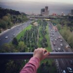 Mehrave Sharifinia Instagram - 😊🌹ا بر فرازِ مدرّسِ زيبا مى ايستم طراوت و شادابىِ بى حدى مرا در بر مى گيرد. _"نكنه بيفتيم پايين؟"ا _" نه، نمى افتيم. اگه بيفتيم هم تو مدرّس هيچوقت چيزى مون نمى شه"ا _"آره، اتوبانِ محبوبِ منه . حتما در لحظه ى سقوط، مثل فيلما، يك كاميون كاه از زيرمون رد مى شه و ما درست مى افتيم وسطش ، صحيح و سالم"ا هيچ دوربينى،هيچ لنزى، هيچ تصوير پانورامايى نمى تواند لذتِ "بر فرازِ مدرّس بودن" را به تصوير بكشد. روزهاى زيباى بهار فرصت خوبيست تا از حجمِ اين انرژى مثبت سرشار شويد. ا --------------------------------ا . فارغ از هر دغدغه اى در دلم به كسانى كه به هر نحو در طراحى و ساختِ "پل طبيعت" موثر بودند درود مى فرستم