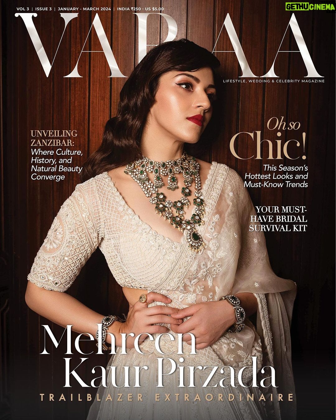 Mehrene Kaur Pirzada Instagram - “✨ Thrilled to unveil our latest magazine cover featuring the stunning @mehreenpirzadaa ! 🌟 Get ready for a dose of elegance and charisma as she graces our pages” Volume 3 & Issues 3 Lifestyle & Wedding Magazine @varaabyskmagazine Founder & Editor in Chief Sangeetha Kailash @itsmesangeethakailash Publisher : Blaze Kannan @blaze_kannan On the cover Mehreen Pirzadaa : @mehreenpirzadaa Photography & Film Palaniappan Subramanyam : @palaniappansubramanyam In-house Styling : Vinaa Shankar @vinaa_shankar Makeup & Hair Artist Rachel B Singh : @rachelstylesmith Jewellery: Vilva Jewels - Exclusive Silver Boutique : @vilvajewels Wardrobe : Samyakk Clothing @samyakkclothing Venue: Hilton Chennai @hiltonchennai Distributors Dwarka Studios @dwarkastudios #coverpage #thevaraamagazine #varaabyskmagazine #mehreenpirzada #maagzinecover #coverstar
