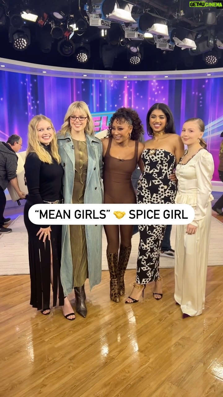 Mel B Instagram - The meeting we never knew we needed 🤩 So lovely having the @meangirls cast and @officialmelb in studio this morning!