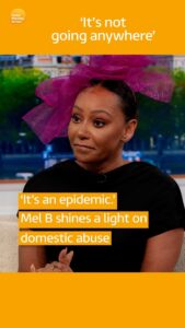 Mel B Instagram - ‘It’s an epidemic, it’s not going anywhere.’ @officialmelb is calling for there to be more education around domestic violence as she discusses the updated version of her bestselling memoir, Brutally Honest.