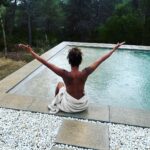 Mel B Instagram – This is how I start my birthday off,running running then ice pool to finish whoop whoop
