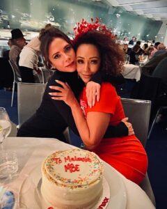 Mel B Instagram - My spice sister vic, I can’t thank you enough for your enormous generosity. Not only did you dress me and my mum but you surprised me by actually being there to fit us…….it was just soooooooo special thanks to YOU and your fabulousness Honestly what a perfect ending to a magical day you booked a lovley dinner together with both our families wowza 25 years of friendship and we still like each other haha I love you lots