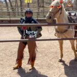 Mel B Instagram - This horse is NOT my friend 🥴😩😱