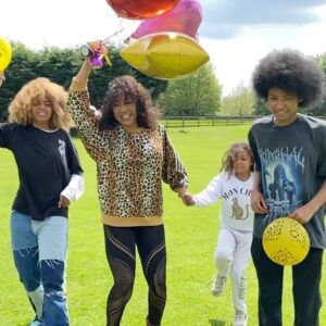 Mel B Instagram - Oh yeh it’s ma birthday!!!Anyone who no’s me no’s I don’t really like this day one of the reasons being it’s my dads birthday the day before mine god rest his soul,but I feel he is looking down on me smiling as I have THE best birthday gifts today ever being surrounded by family and my 3 baby girls that are my world,thank you for all your birthday messages it really does mean ALOT now I’m off to go spend time with my nearest and dearest #greatful #familytime #birthday #bighair #raisingstrongwomen #lifeisgood