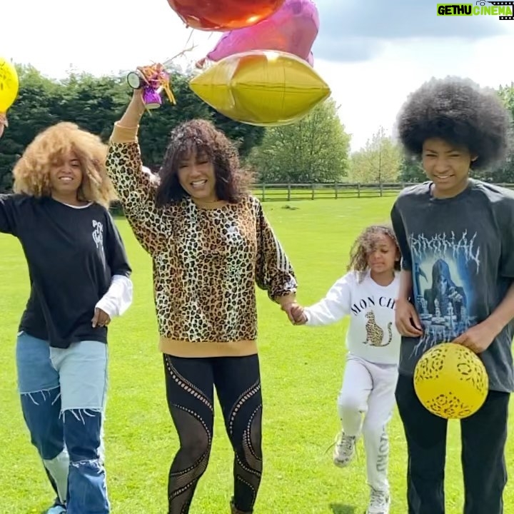 Mel B - 35.7K Likes - Oh yeh it’s ma birthday!!!Anyone who no’s me no’s I don’t really like this day one of the reasons being it’s my dads birthday the day before mine god rest his soul,but I feel he is looking down on me smiling as I have THE best birthday gifts today ever being surrounded by family and my 3 baby girls that are my world,thank you for all your birthday messages it really does mean ALOT now I’m off to go spend time with my nearest and dearest #greatful #familytime #birthday #bighair #raisingstrongwomen #lifeisgood