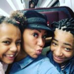 Mel B Instagram - We’re on the train to somewhere yippeee