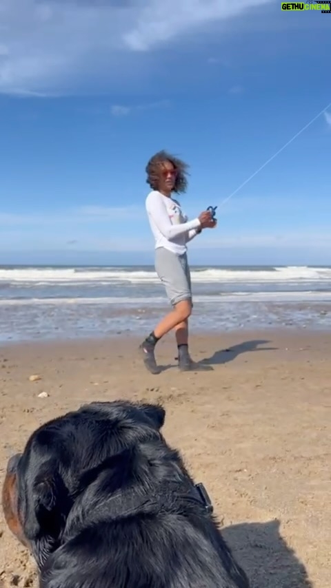 Mel B Instagram - Chasing the winter sun! 🌞🐾 Family, doggos, and a beach day - the perfect recipe for joy. Grateful for these moments that warm even the coldest days. ☀️❤️