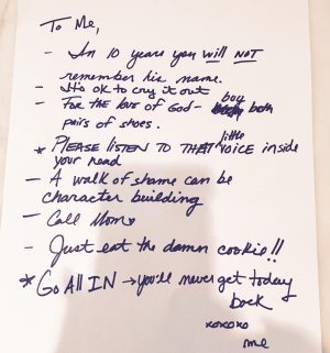 Melissa McCarthy Instagram - Found this note I wrote to myself years ago... still stands