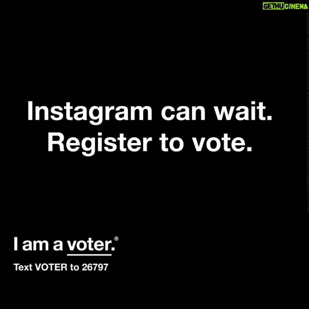 Melissa McCarthy Instagram - Everything can wait, register to #VOTE 👈🏼