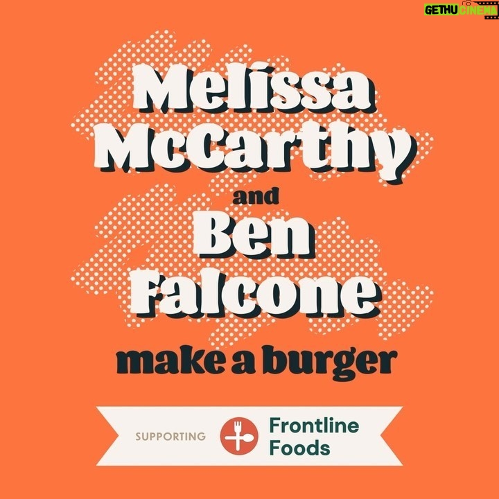 Melissa McCarthy Instagram - Doing good tastes good! In honor of National Burger Day, I’m excited to team up with @offthemenu + @ubereats to be a part of @theburgershowdown and support @frontlinefoods to help local restaurants and feed our heroes on the frontline! Check out the burger of my dreams 💭 I created with @theregionburgers, order it through @ubereats on 5/28 until 5/31, vote it as “Burger of the Year” and most importantly, donate to @frontlinefoods on theburgershowdown.com 🍔🙂 I mean who doesn’t love a smashburger guys!!!