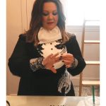 Melissa McCarthy Instagram - It’s always important when preparing for your movie premiere to keep your neck napkin tucked in while you apply your press on nails