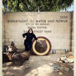 Melissa McCarthy Instagram - Nothing to see here folks- just me and my 500lb. California bear head Los Angeles Department of Water & Power