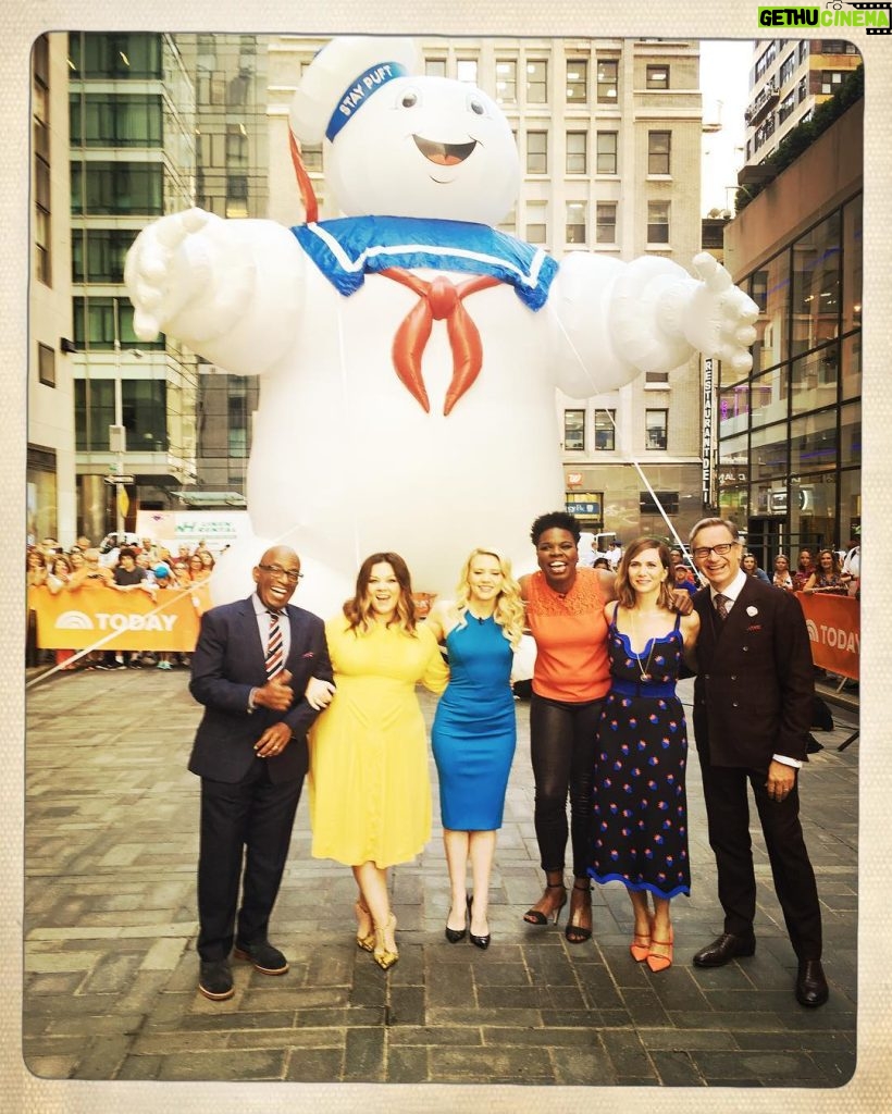 Melissa McCarthy Instagram - So fun! I ❤️NYC!! #ghostbusters @todayshow @alroker The Today Show