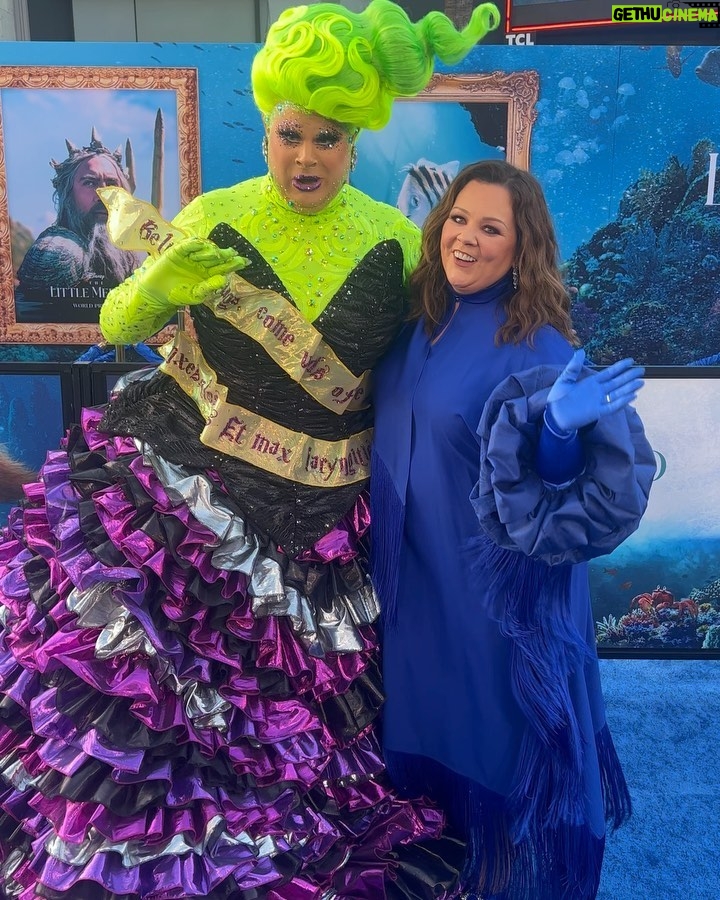 Melissa McCarthy Instagram - On second thought…DO meet your heroes!!!!!! 🎉🥰😍🧜🏽‍♀️🐙👑