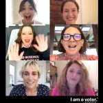 Melissa McCarthy Instagram - After 10 years of friendship, I reunited with my Bridesmaids family to share our goals for the year ahead, including things we will and won’t be washing!! Friends don't let friends skip elections. Today is #RegisterAFriendDay, so text FRIENDS to 26797 to make sure you are registered to vote. And tag your friends below to remind them to check their registration too. @iamavoter ❤️✅