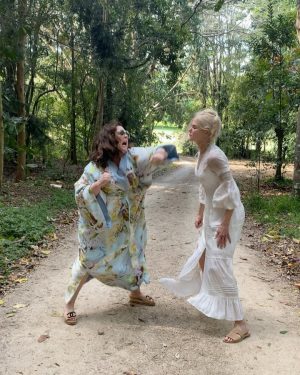 Melissa McCarthy Instagram - Sometimes things get super weird in a bamboo forest. @9strangershulu premieres TODAY on @hulu 🧘🏻‍♀️!!