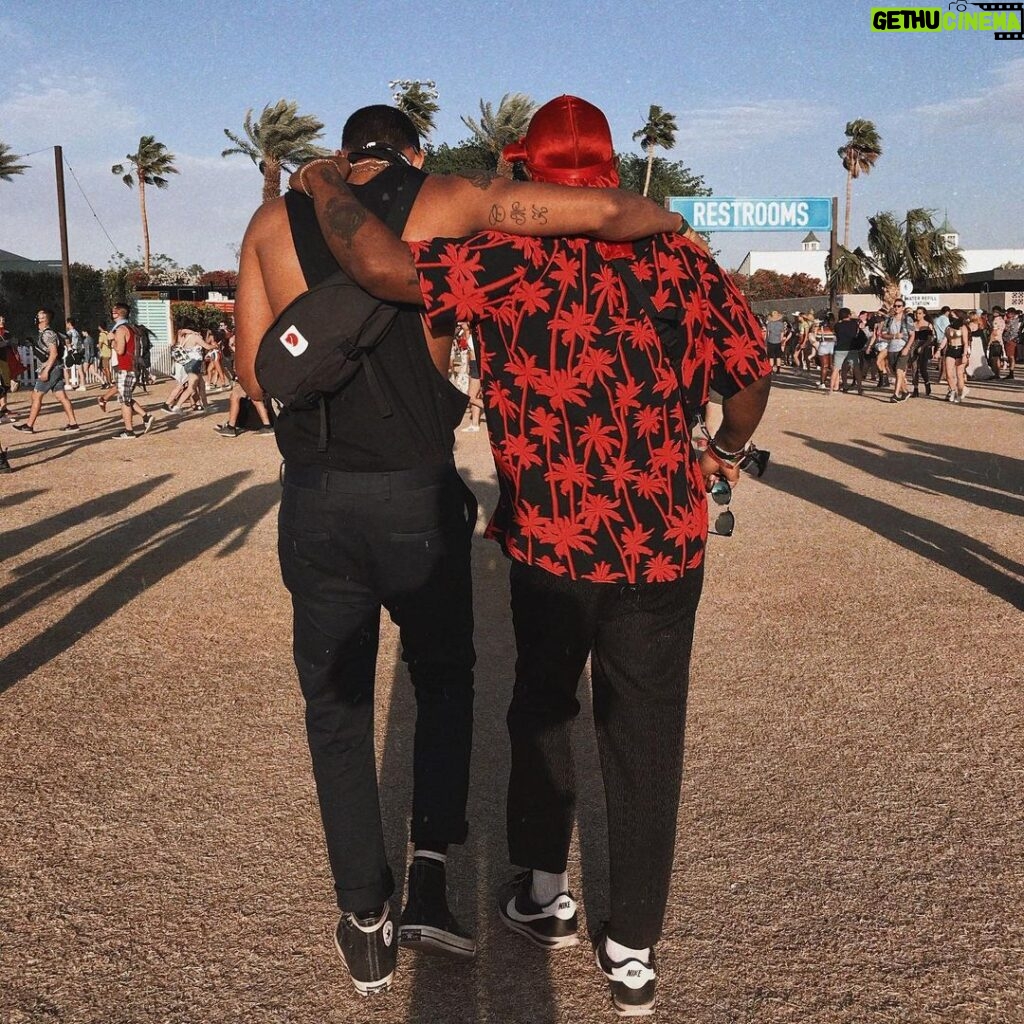 Melvin Gregg Instagram - More about friends, less about bands....... #Coachella2019