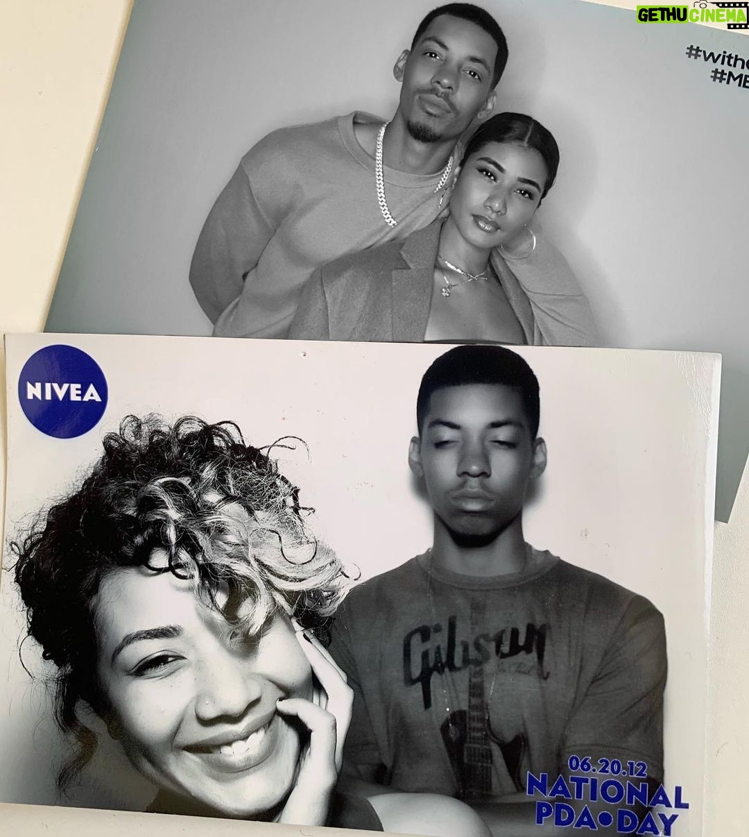 Melvin Gregg Instagram - From our first date to our latest! What’s meant to be will be ❤️
