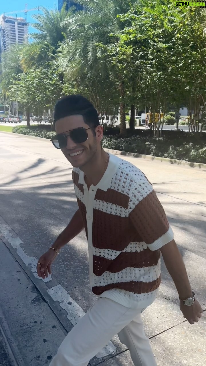 Mena Massoud Instagram - Feelin that Miami heat Miami, Florida