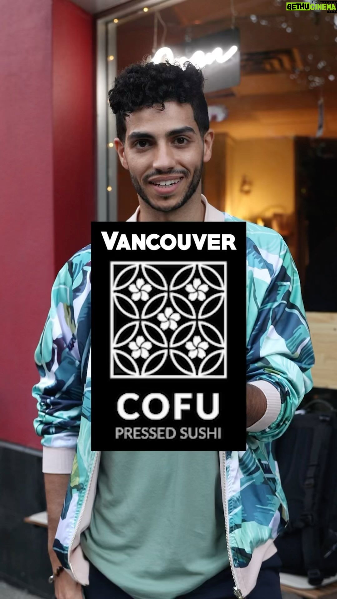 Mena Massoud Instagram - One of my favorite spots from Episode 3 of #EvolvingVegan! #Vancouver #VeganSushi