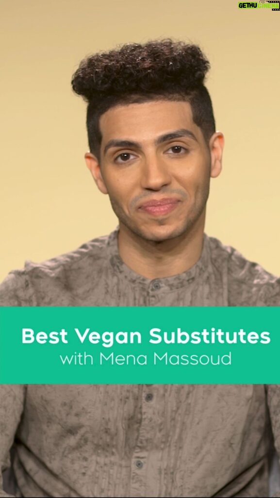Mena Massoud Instagram - Best #Vegan Substitutes? Comment below 👇🏽