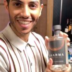 Mena Massoud Instagram - If you’re visiting Vegas this weekend, be sure to check out @saffrontheeatery (right off the strip) for some delicious food, gorgeous ambiance and incredible cocktails made with @dharma.gin The Citrus Saffron Drop is one of my favs with our craft gin Las Vegas, Nevada