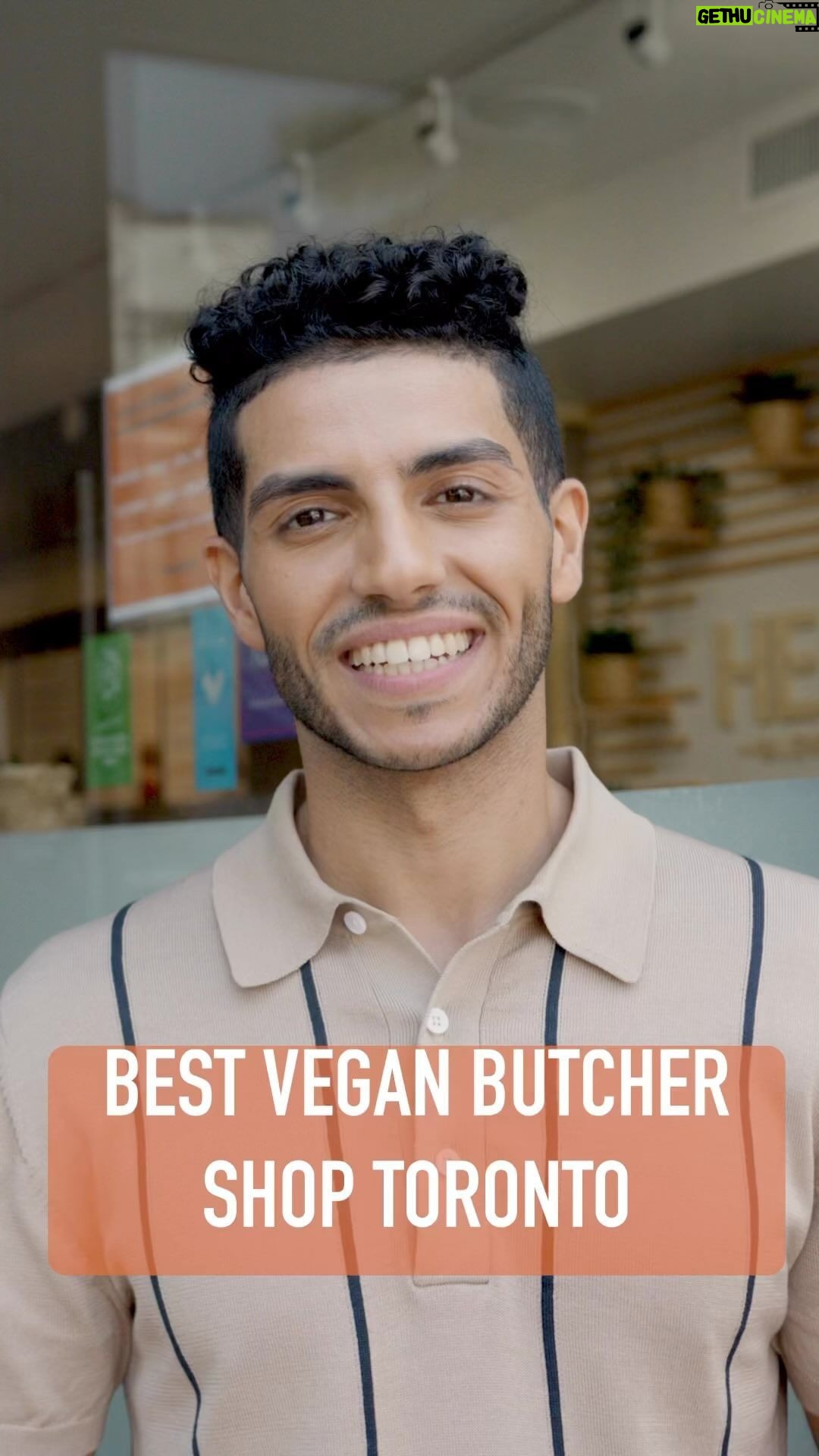 Mena Massoud Instagram - Vegan butcher shops!? Damn straight. #evolvingvegan #plantbased Toronto, Ontario
