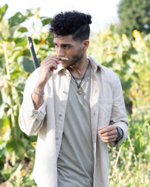 Mena Massoud Instagram - Go to a farm this week & smell random sh*! Highly recommend.