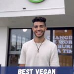 Mena Massoud Instagram – The best vegan fast-food joint in the world! #vegan #fastfood #fyp