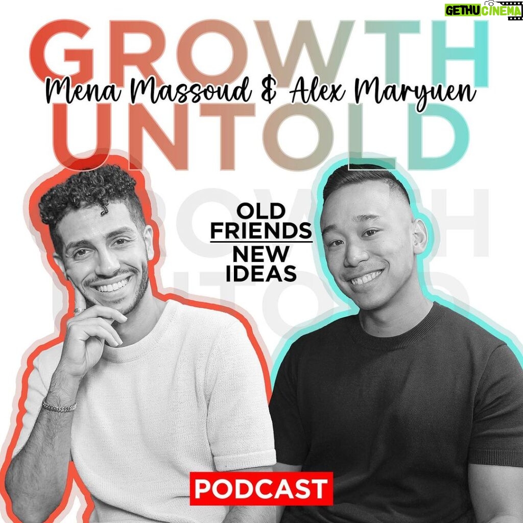 Mena Massoud Instagram - Excited to finally announce a new passion project I’ve been working on with one of my oldest friends @maryuen - Growth Untold. We designed this podcast to uplift diverse voices from all walks of life and help motivate our listeners. There are so many inspiring, successful people all around us that you may have never heard of before and we want to celebrate those untold stories. We are committed to having 70% of our guests represent racial diversity. Stay tuned for updates on our launch 🚀