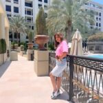 Menna Fadali Instagram - Live the life u love 💗 #dubai 🇦🇪 many thanks my lovely @mayabarakat_pr and thank u @m.emamdxb Plazo Versace Dubai