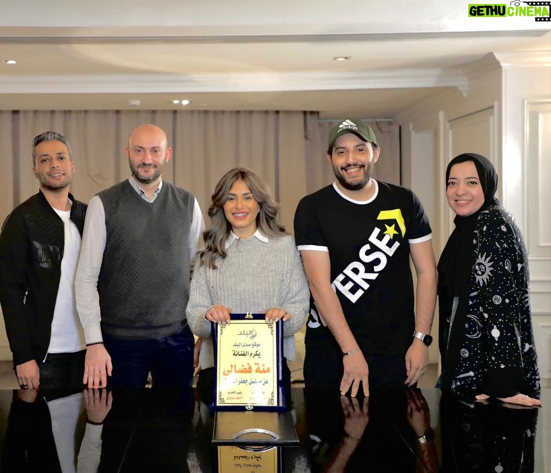 Menna Fadali Instagram - تاني تكريم ليا عن دور نرجس مسلسل جعفر العمده شكرا صدي البلد حبايبي كلكم و خالوود متحرمش منكم بجد ❤️ #نرجس #جعفر_العمده #منه_فضالي