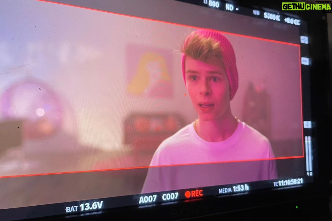 Merrick Hanna Instagram - Photos from set! I play Jackson "The Brainiac" in Step Aside, streaming now on Amazon Prime Video! Photos and stories from today's premiere coming soon @stepasidethemovie @theloftent @cuppacoffeestudios #stepasidethemovie @primevideo @ardenmyrin @tahaniariel @taracopelandactor @imogeneelias @amari422 @kellysweeney1 @markellwashington @hellorebekka @pressley