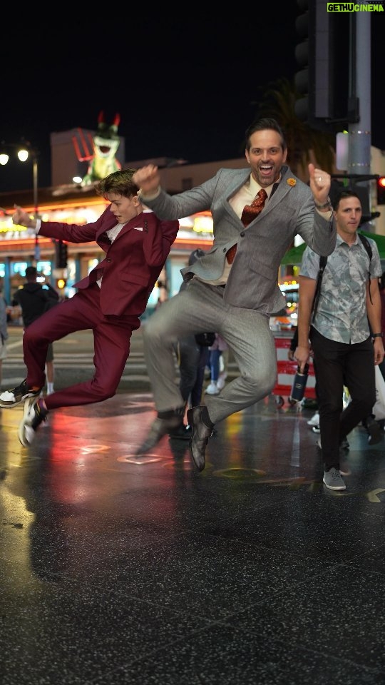 Merrick Hanna Instagram - RUDE! @merrickhanna & @nickkosir late night Hollywood Blvd DC @_knsworld_ @tpain