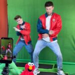 Merrick Hanna Instagram - Elmo can dance? 🤔 Behind the scenes with @mattsteffanina DC: @wtonio1