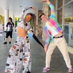 Merrick Hanna Instagram - What time are you seeing this?⏰ @merrickhanna @scumbagdadofficial @liberty.barros #dance #funny #dancetrend #dancer #explorepage Los Angeles, California