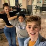 Merrick Hanna Instagram - What is going on back there?!? 🤣 @rachel_pizzolato @sophiesantella
