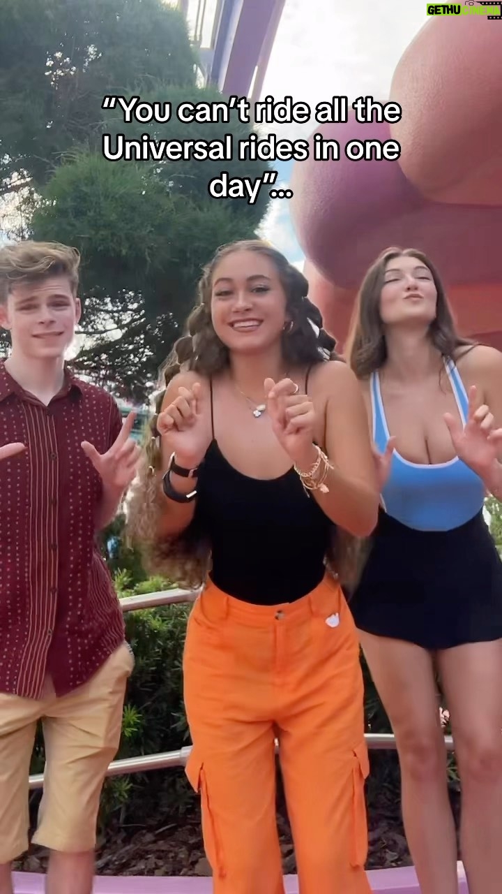 Merrick Hanna Instagram - Give us a few hours, some Butterbeer, and we’ll get it done!🤭✨… - With: @merrickhanna @beautyandbrainswithatwist hosted by : @universalorlando ✨#universal #trending #reel #viral #dance