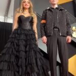 Merrick Hanna Instagram - Ode to UMG on the Grammys Red Carpet! With @mckenzibrooke DC @nianaguerrero @onewithnatalia #onewithnatalia 🔥 @recordingacademy @cbstv #thegrammys #2024grammys #universalmusicgroup