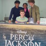 Merrick Hanna Instagram - Percy Jackson! Surprise! 😂 With the amazing @walker.scobell @aryansimhadri @leahsavajeffries watch at @disneyplus #percyjackson #olympians