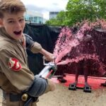 Merrick Hanna Instagram - SLIME GUN ON SET!! Ghostbusters: Frozen Empire trailer is OUT NOW! @ghostbusters #sonypicspartner